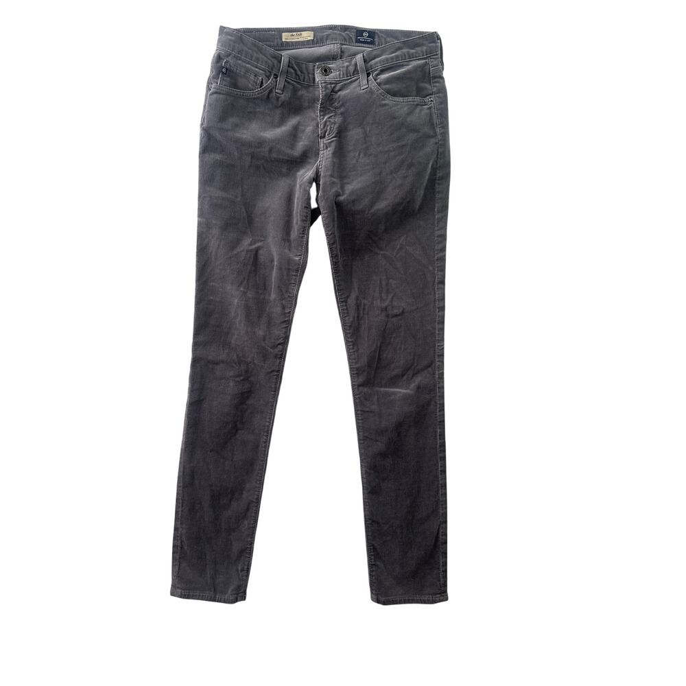 AG Adriano Goldschmied "Stilt" Gray Corduroy Pants • Size 27R